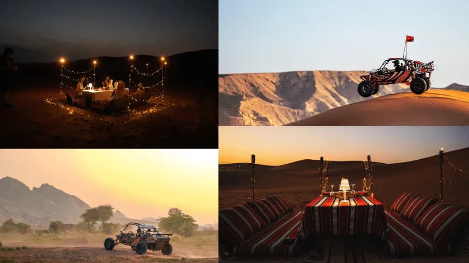 Private Dinner in the desert with optional Buggy Experience - Image 1
