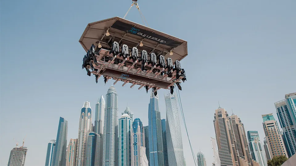 Dinner in the sky Dubai - Image 1