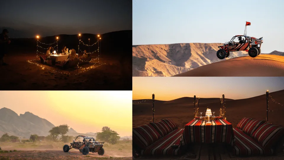 Private Dinner in the desert with optional Buggy Experience - Image 1